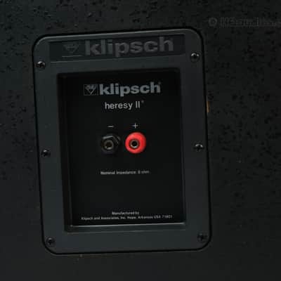 KLIPSCH HERESY II Vintage Speakers - Professionally Restored 1-Year Warranty image 16