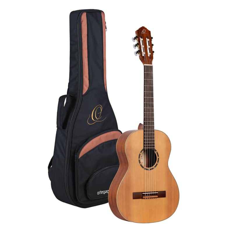 Ortega R122-3/4 Family Series Cedar Top Mahogany Neck 3/4-Size Nylon 6-String Classical Acoustic Guitar w/Gig Bag image 1