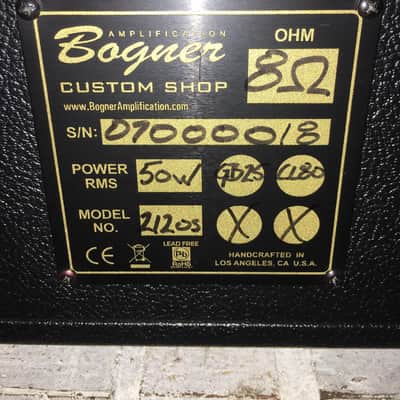 Bogner 2x12 Cabinet Tolex / Wheat Grill image 5