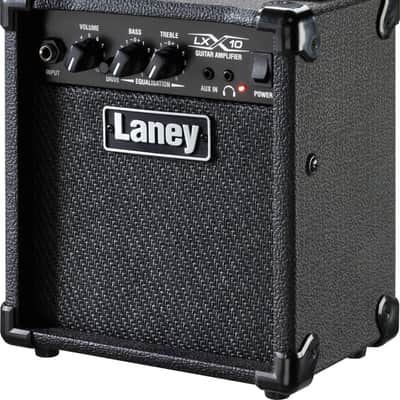 Laney LX 10W Electric Guitar Combo Amp 1x5 with Drive LX10 BK image 3