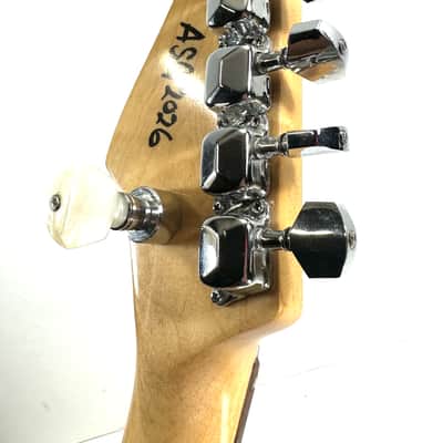Awesomesauceguitars short scale mustang with 7 strings and a vintage Teisco pickup The Janglecaster 2026 - Olympic white image 9