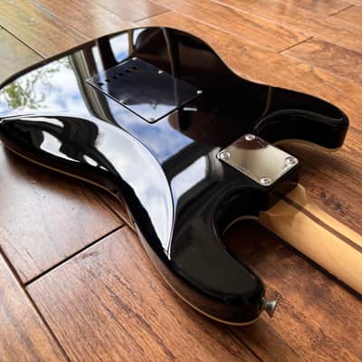 2018 Fender AST Aerodyne Stratocaster Black w/ Mirror Guard MIJ Japan image 13
