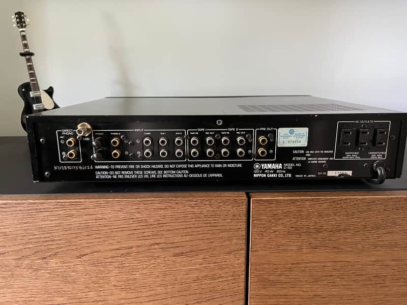 Yamaha Preamp Natural Sound C-50 1980-1983 - Black