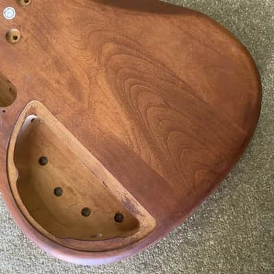 5 String Bass Mahogany Wood Body image 2