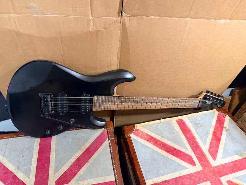 Sterling JP70 John Petrucci Signature 7-String Stealth Black Electric Guitar image 1