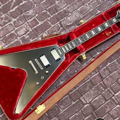 Epiphone Flying V Prophecy 2024 Black Aged Gloss w/ UPGRADED GIBSON CASE New Unplayed 6lbs12oz #158 image 1