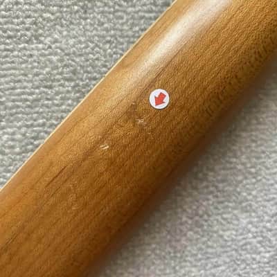 Red Left Handed Guitar Maple Wood Neck, 24 Frets Fingerboard image 9