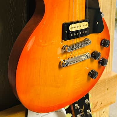 Gibson Les Paul Studio without Fretboard Binding 2019 - 2024 - Tangerine Burst image 3