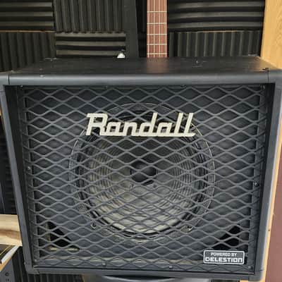 Randall RD112-V30 Diavlo 65-Watt 1x12" Angled Baffle Guitar Speaker Cabinet 2010s - Black image 4