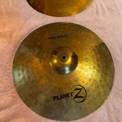 Zildjian 14" Planet Z Hi-Hat Cymbals (Pair) 2014 - Present - Traditional image 2