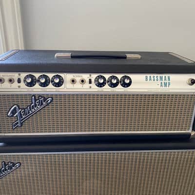 Fender Bassman 2-Channel 50-Watt Guitar Amp Head 1968 - 1969 - Silverface image 3