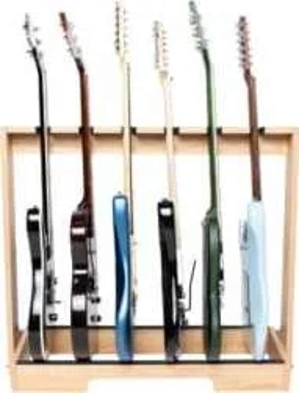 Wooden Guitar Rack for Up to 6 Guitars - MPL image 1