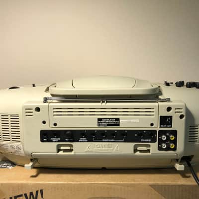 Califone 2455AV Boombox CD Player Cassette Deck Dubbing Portable Audio Speakers image 6