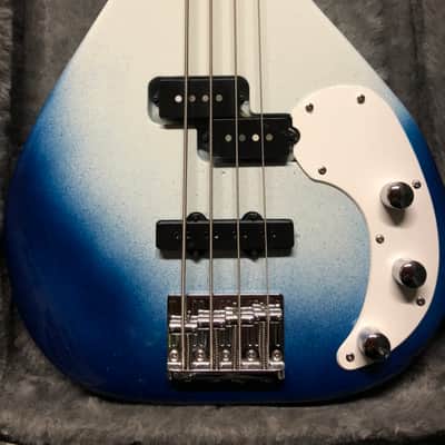 Geddy Lee Tear Drop Copy Squire  2018 White and Blue image 1