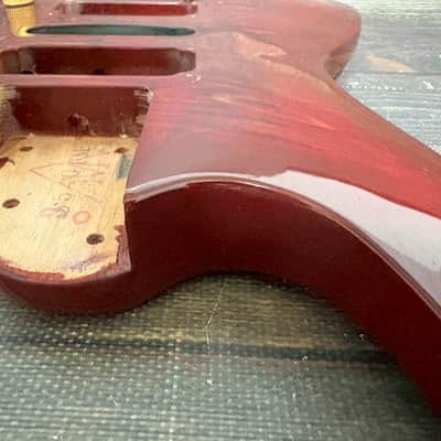 1993 Ibanez S540FM Body Mahogany Transparent Red Made in Japan image 11