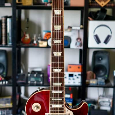 7.4lb! Gibson Les Paul Standard Plus Wine Red 2007 image 16