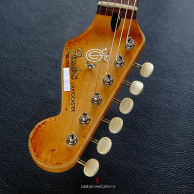 Fender Stratocaster Vintage White/Sunburst Custom Shop Texas Special Heavy Aged Relic  (RARE) image 22
