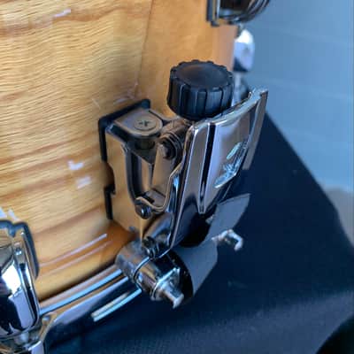 ~WOW!~ TAMA Starclassic Birch/Bubinga 7x14 Snare Drum in Gloss White Oak w/ Chrome Hardware image 5
