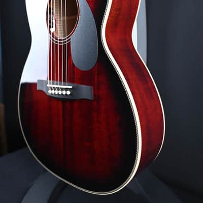 Immagine PRS SE P20E Parlor Acoustic Guitar Fire Red Burst #110 - 8