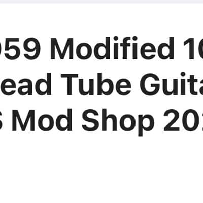 Marshall 1959 Modified 100 watt guitar Head 2026 - Black image 15