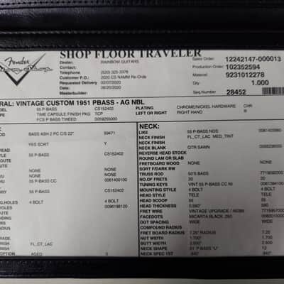 2020 Fender Custom Shop '51 Precision Bass COA Included! CLEAN CLEAN CLEAN (126) image 8