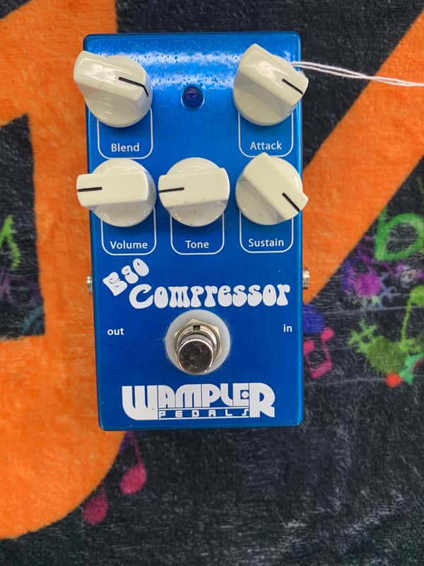 Wampler Ego Compressor V1 (Large Logo) 2010s - Blue image 1
