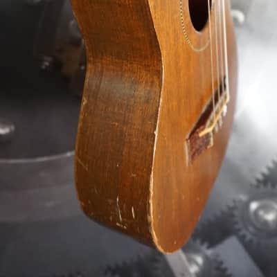 Vintage Luxor Baritone Ukulele – All Solid Mahogany - USA 1960s image 8