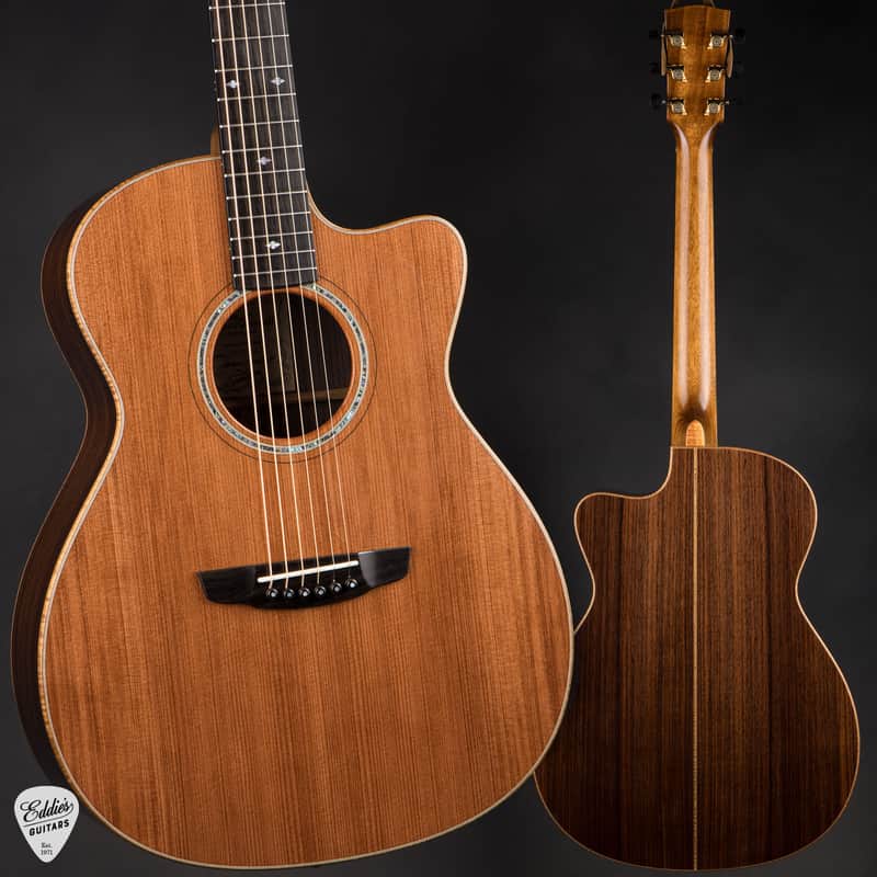 Goodall Grand Concert Cutaway - Master Grade Redwood & Indian Rosewood #7237 image 1