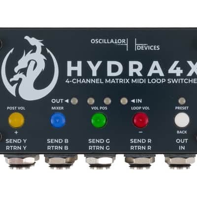 Oscillator Devices HYDRA4X Matrix MIDI Loop Switcher image 1