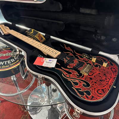 Fender James Burton Artist Series Signature Telecaster 2007 - Present - Red Paisley Flames image 17