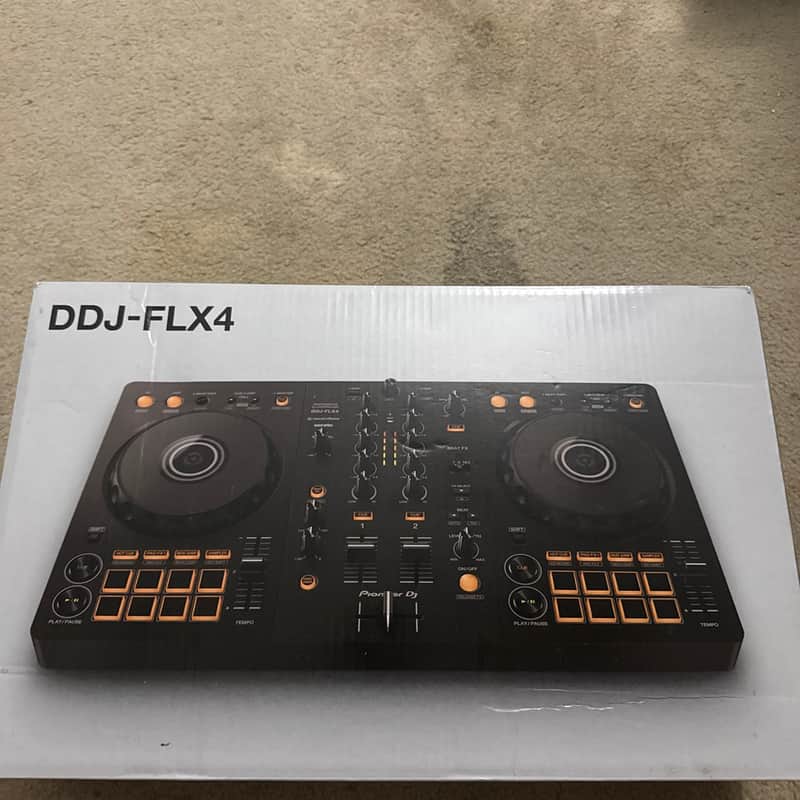 Pioneer DDJ-FLX4 2-Channel DJ Controller 2022 - Present - Graphite image 1
