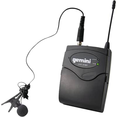 Gemini UHF-01HL Wireless Headset/Lavalier Combo System Regular F2 image 4