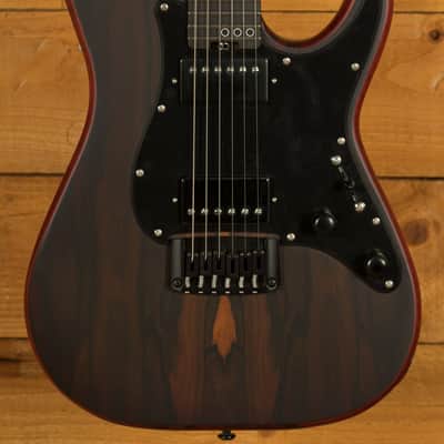 Schecter Sun Valley Super Shredder Exotic HT Ziricote - Ebony - Faded Vintage Sunburst Satin image 1