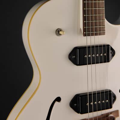 2019 Epiphone George Thorogood Signature White Fang ED-125 TDC Bone White image 11