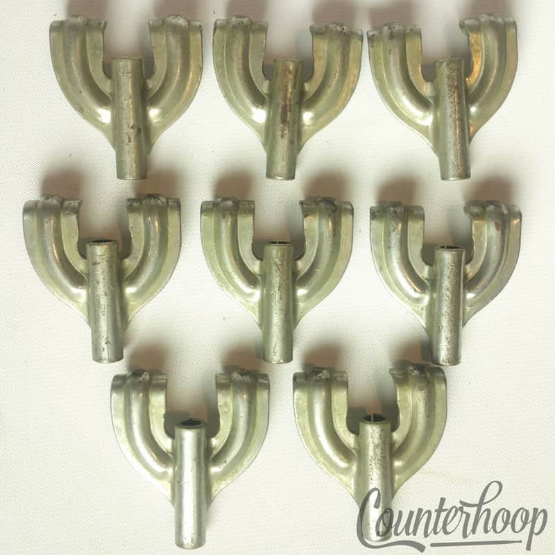 *Gretsch 8x Nickel Bass / Marching Snare Drum T-Rod Claws Vintage 30s USA W&A* image 1