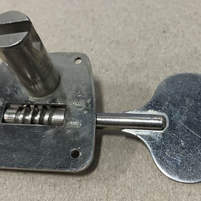 Univox- bass tuning head, nickel, VINTAGE image 4