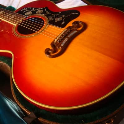 Gibson J 200 Custom 1994 - Cherry Sunburst image 3