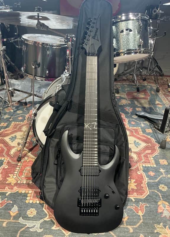 Ibanez K7YIN James "Munky" Shaffer Signature 7-string Electric Guitar - Matte Black image 1