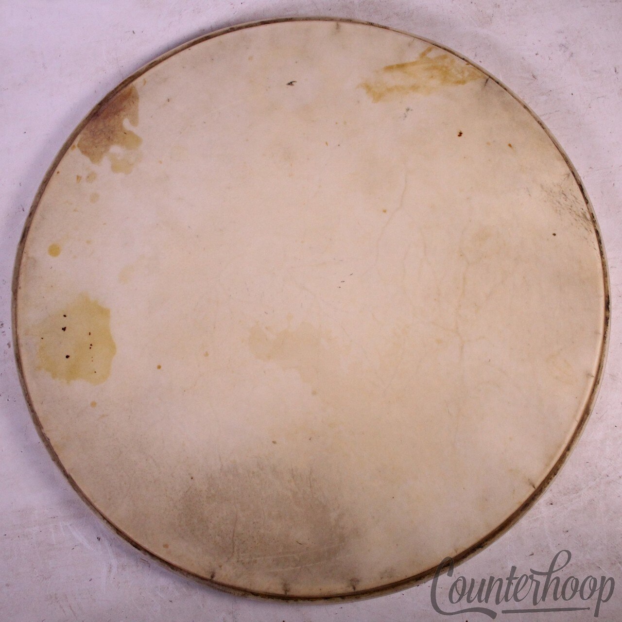 Ludwig 17"Calf Skin Parade Drum Head Batter/Resonant Vintage 50s Marching WFL US — main photograph