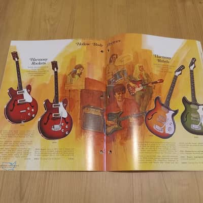 Vintage 1972 Harmony Instrument Catalog! Rare, Original Case Candy, Paperwork! image 9