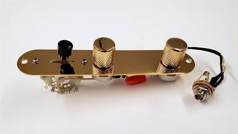 Atlantic Custom Guitars Telecaster Loaded Control Plate with Premium Tele 4-way Wiring Harness & Kno image 1