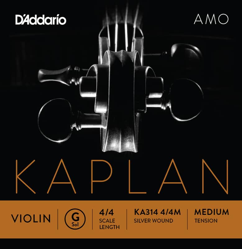 D'Addario KA314 4/4M Kaplan Amo 4/4 Violin String - G Medium image 1