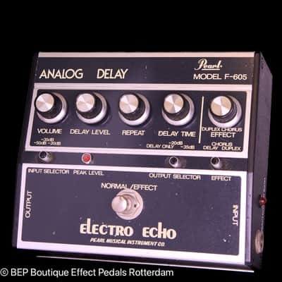 Pearl F-605 Electro Echo Analog Delay with MN3005 BBD s/n 512719 early 80's as used by the Mad Professor ( Studio 1 recordings ) image 5