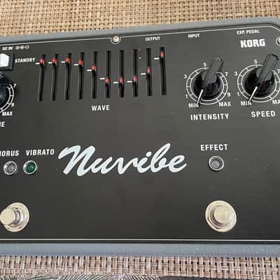 Korg Nuvibe Vibrato/Chorus Effector Pedal 2010s - Black image 1
