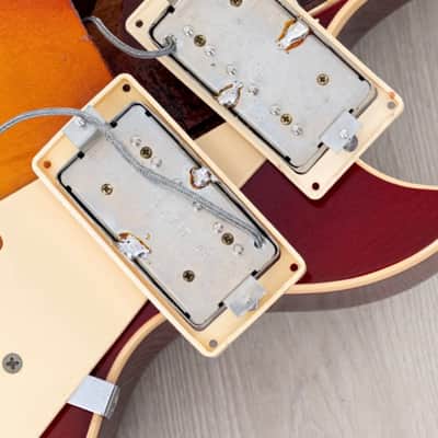Pair Gibson Vintage Tim Shaw PAF Humbuckers (1987 Les Paul Standard) Chrome Plated image 5