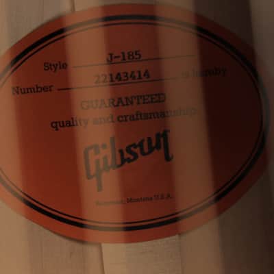 Gibson J-185 Original - VS (#414) image 25