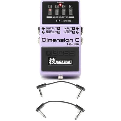 Boss DC-2W Waza Craft Dimension C Pedal with 3 Patch Cables image 2