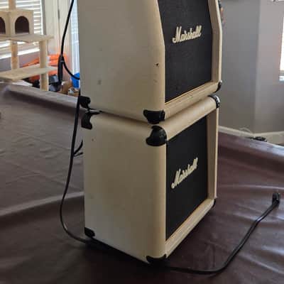 1987 Marshall Lead 12 Micro/Mini Stack • Model 3005 • Limited Edition White/Gold • UK image 3