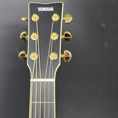 Yamaha LL16DRBLHC L Series Rosewood Folk Acoustic Guitar Black with Passive Pickup with Case image 5