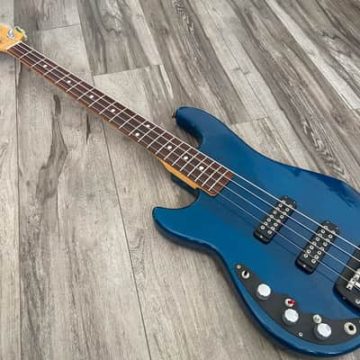 G&L El Toro Bass, Lefty, OHSC, Likely NOS 1991 - Blue image 3